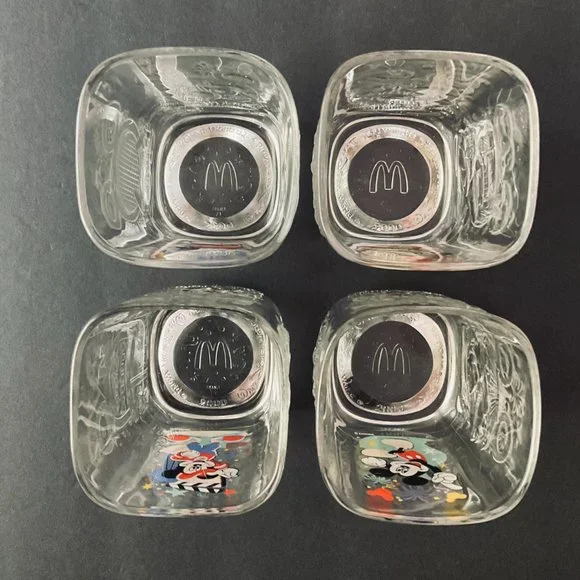VINTAGE Disney MCDonalds 2000 Anniversary Set of 4 Glasses NWOT - Picture 11 of 11